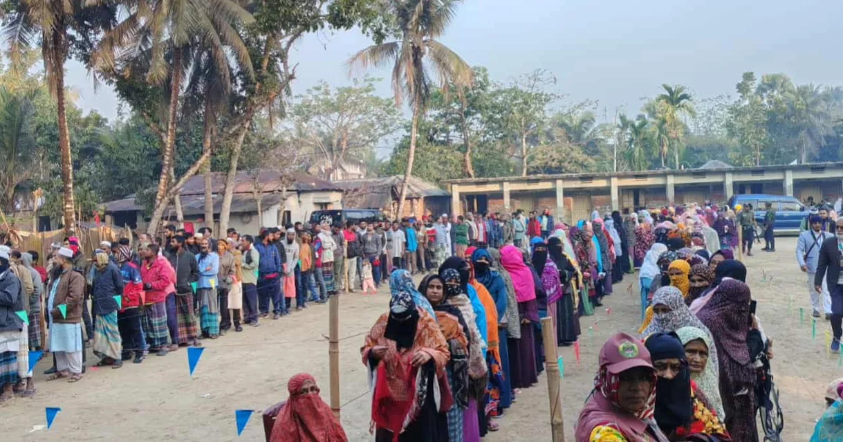 Bangladesh’s long walk to the ballot box; voting  begins at 7:30am
