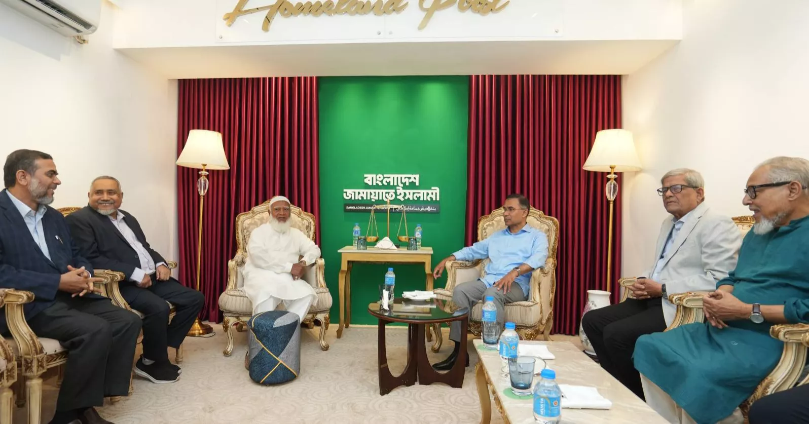 Tarique Rahman meets Jamaat Ameer