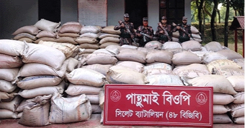 BGB seizes smuggled Indian goods worth over Tk 94 lakh in Sylhet, Sunamganj