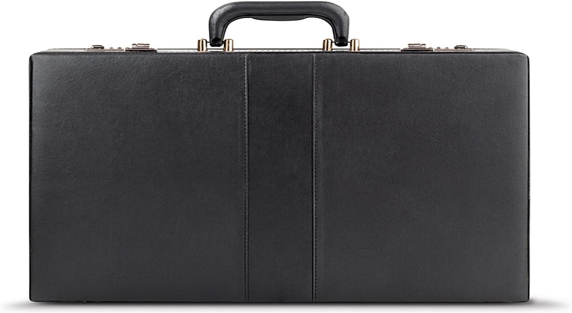 No black briefcase, pre-recorded budget to be aired