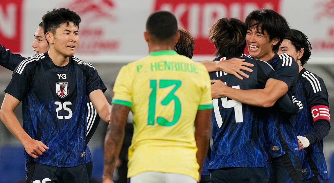 Japan stun Brazil with historic comeback win in Tokyo