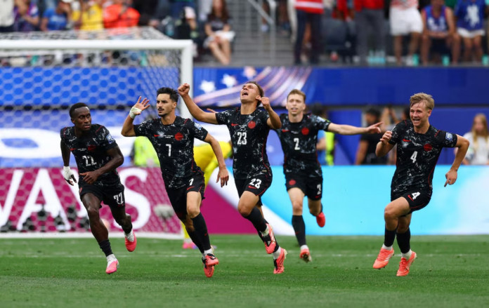 Stoppage-time stunner sends Canada into last 16 with win over South Africa