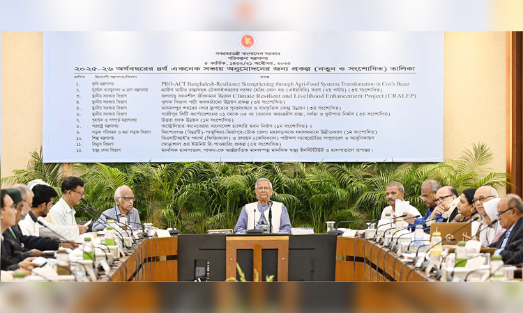 ECNEC approves 13 projects worth Tk1,988cr for national development