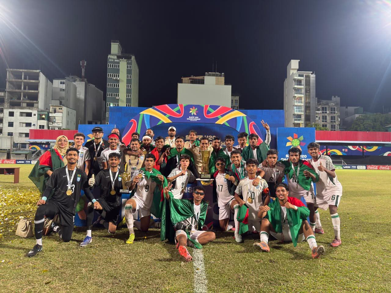 Bangladesh beats India on penalties to lift SAFF U-20 Championship