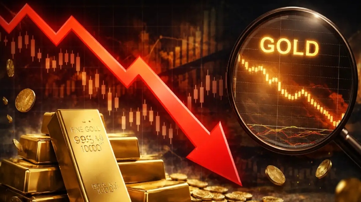 Gold prices fall in global markets