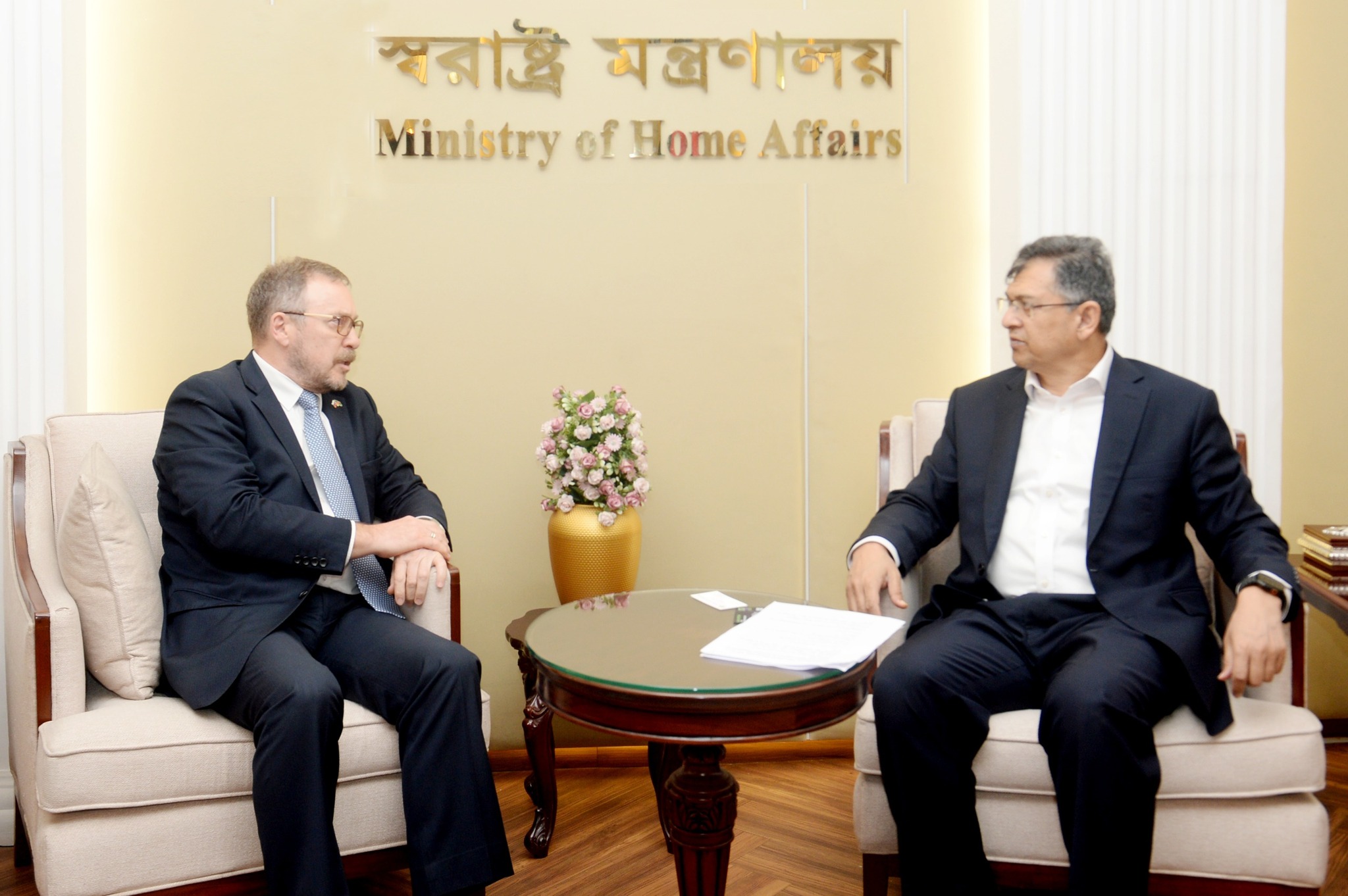 Russian ambassador meets Home Minister