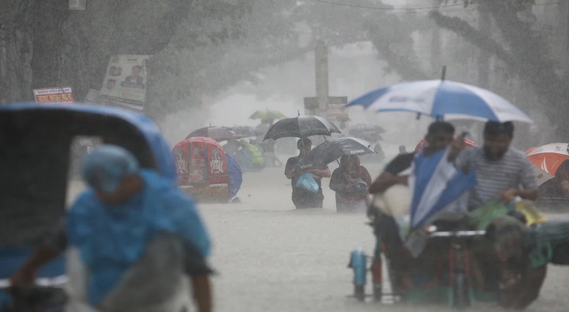 Incessant rainfall forecast across Bangladesh starting Sunday