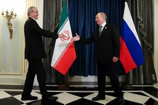Iran president meets Putin on sidelines of SCO summit