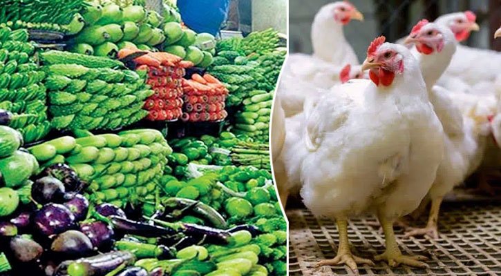 Broiler chicken prices rise, vegetables remain expensive