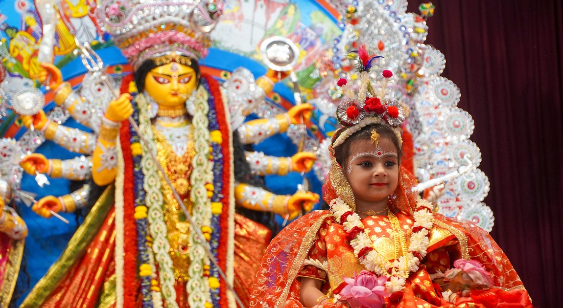 Durga Puja: Worshipping the Divine feminine through Kumari Puja