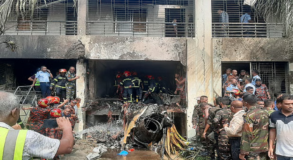 Jet crashes into Milestone school building moments after class ends