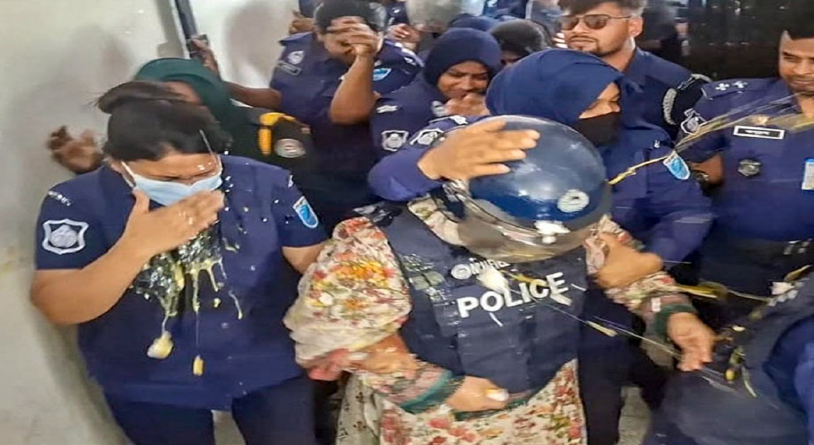 Angry crowds throw eggs, shoes at ex-MP singer Momtaz Begum