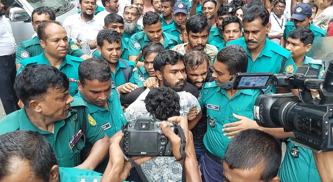 4 alleged extortionists placed on 7-day remand