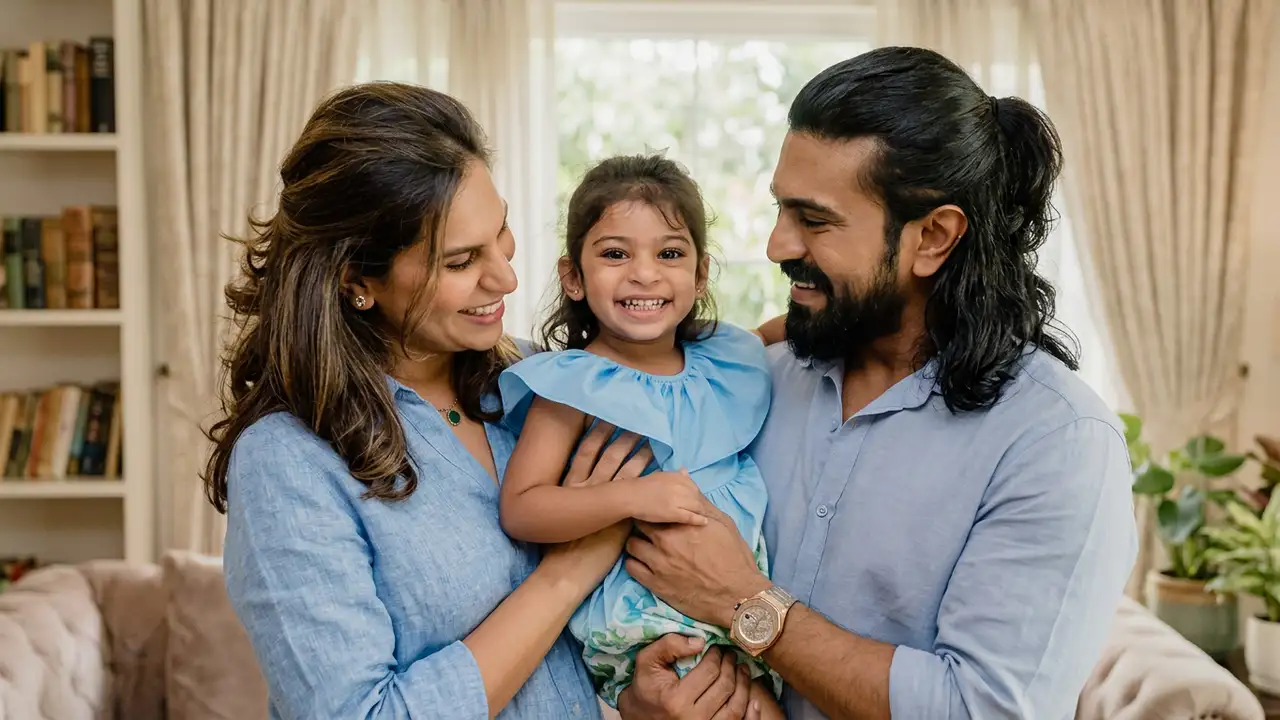 Ram Charan, Upasana reveal daughter Klin Kaara‍‍`s face on third birthday