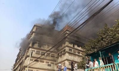 Fire breaks out at Hazaribagh leather godown