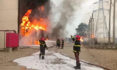 Fire at Aminbazar power grid leaves transformer damaged, brought under control after two hours