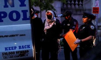 Pro-Palestinian protest erupts at Columbia University library, some turned over to police