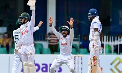 Taijul five-for topples Sri Lanka, leaving Bangladesh trailing by 211