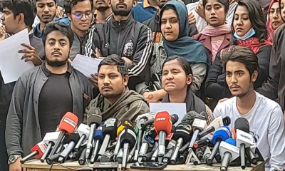 Students from seven colleges present six new demands