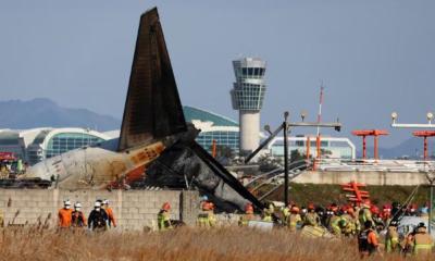 South Korea plane crash: Two feared dead as rescue efforts continue