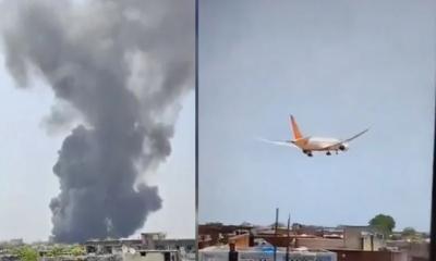 Airplane crashes in India’s Ahmedabad city