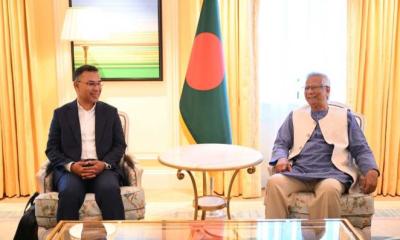Yunus-Tarique sit for talks in London
