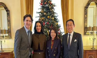 Trudeau confirms relationship with Katy Perry in Tokyo