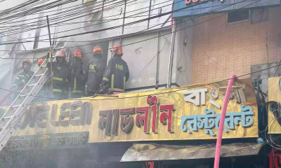 Fire breaks out at a restaurant in Dhaka’s Uttara