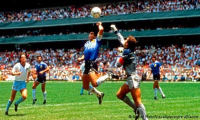 Maradona’s ‘Hand of God’ ball set for US auction, may fetch $10m