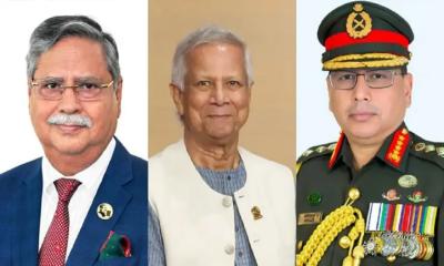 Army chief meets president and chief adviser, updates on China visit