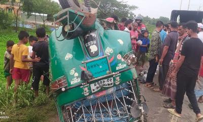 5 killed in collision involving two motorcycles and auto-rickshaw in Brahmanbaria