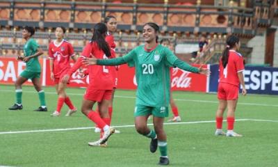 Priti’s hat-trick leads Bangladesh to 4-1 win over Nepal