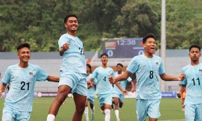 Bangladesh reach SAFF U-19 semi-finals with 3-0 win over Bhutan