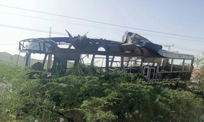 Suicide blast hits school bus in Balochistan, killing five including children