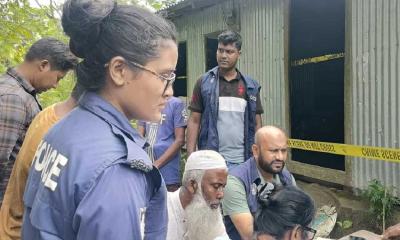 Wife found with throat slit, husband found hanging in Barguna