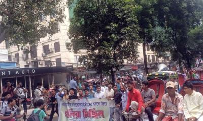 Tensions flare again outside JaPa office in Bijoynagar