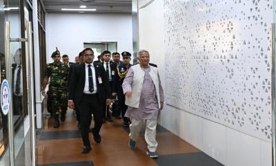 CA Yunus returns home after attending UNGA