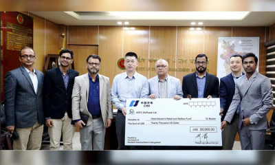 Adviser Faruk receives Tk 24 lakh donation for CA‍‍`s relief fund