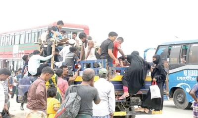Eid travel marred by massive gridlock, overpriced tickets, and misery