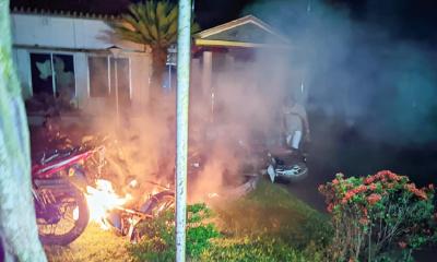 Attack on GM Quader’s Rangpur residence: Motorbike torched, property vandalized