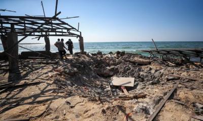 Israeli airstrikes targeting cafe, school, and aid sites kill at least 95 in Gaza