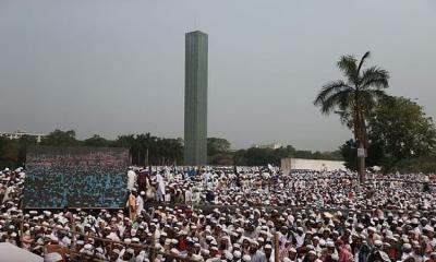 Hefazat rally begins for Women‍‍`s Reform Comm’n abolition