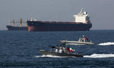 2 oil tankers make U-turn in strait of Hormuz
