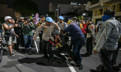 Indonesia police arrest protesters after Surabaya rally