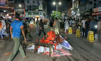 JaPa offices vandalised in protest over attack on Nurul Haque