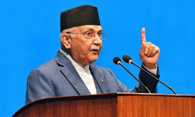 Nepal’s ousted PM Oli makes public appearance, says he won’t flee