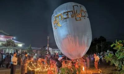 At least 24 killed in paramotor bomb attack during Buddhist festival in Myanmar