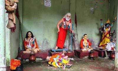 Idols vandalized at 2 Hindu temples in Madaripur