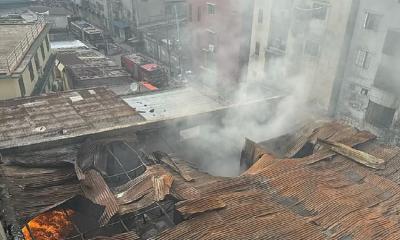 9 bodies recovered after fire at garment factory and chemical warehouse in mirpur