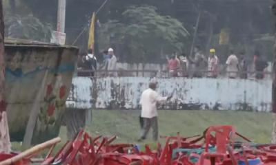 NCP leaders narrowly escape attacks, take shelter at SP office